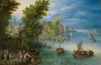 Paysage Fluvial - Jan the Elder Brueghel